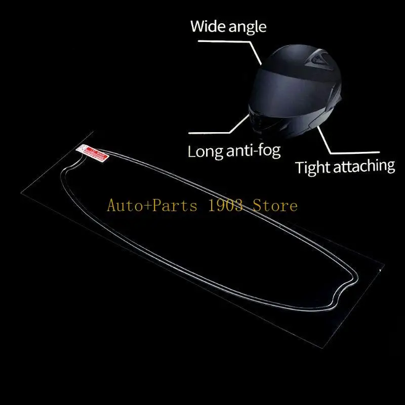 

E21C Шлем Противотуманная непромокаемая пленка Прозрачная наклейка на линзы для безопасного вождения мотоцикла