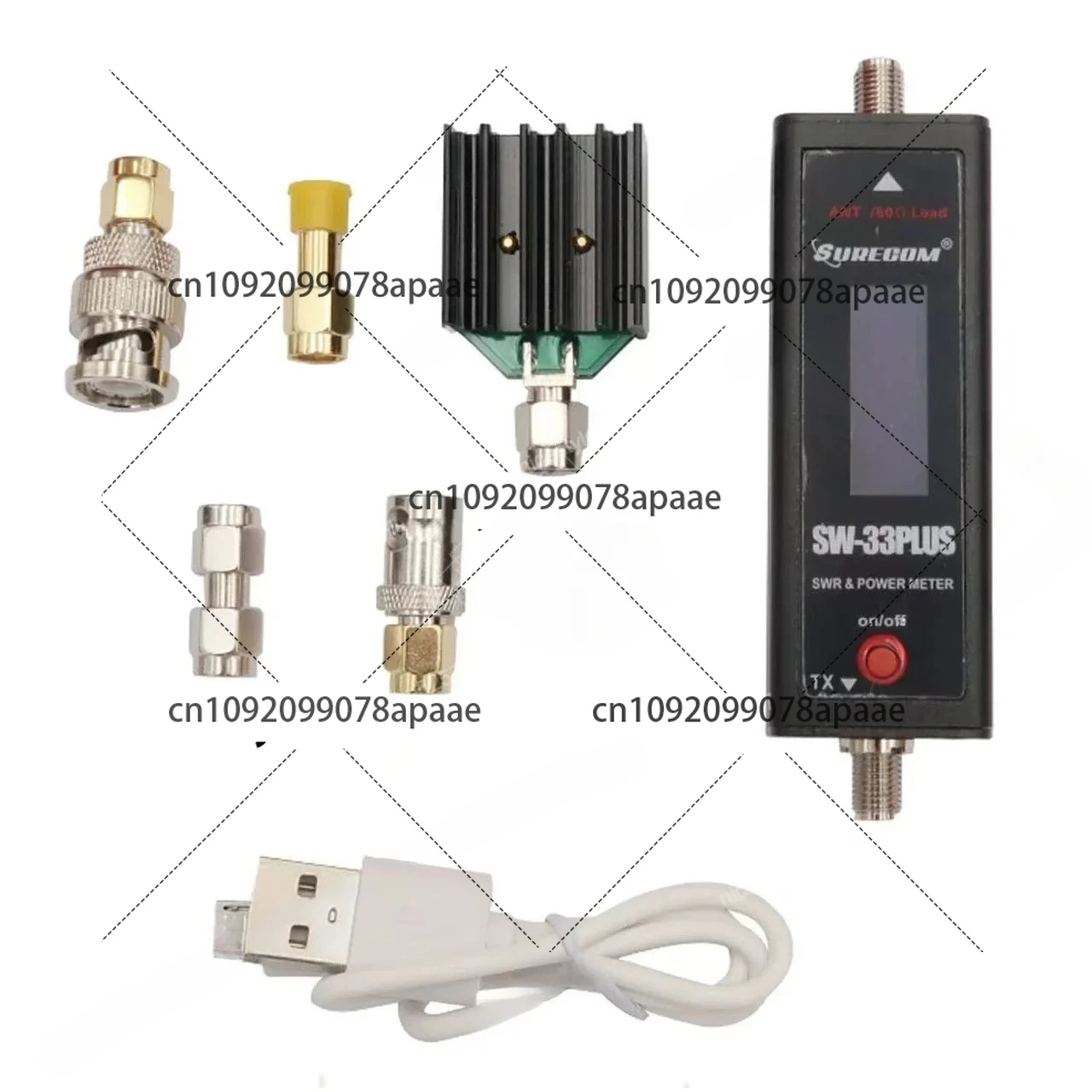 

SW-33 Plus VHF/UHF 100W POWER 125-525 MHz Mini RF Power & SWR Meter and Easy to Install Handheld Radio