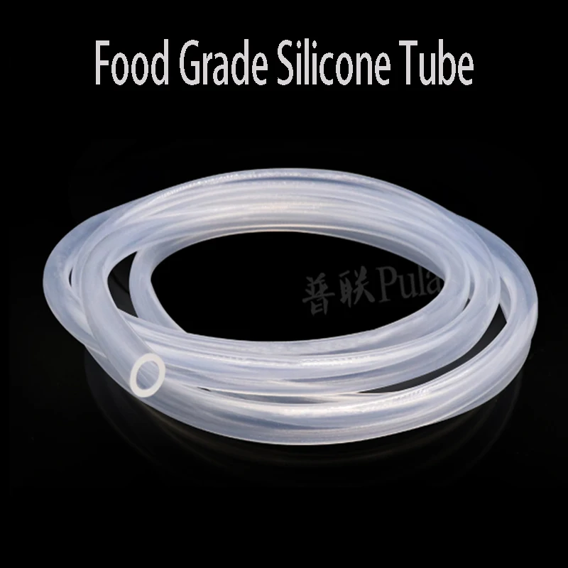 

1Meter Transparent Silicone Tube 0.5x1~9x12mm (IDxOD) Food Grade Drinking Water Tube Soft And Tear Resistant