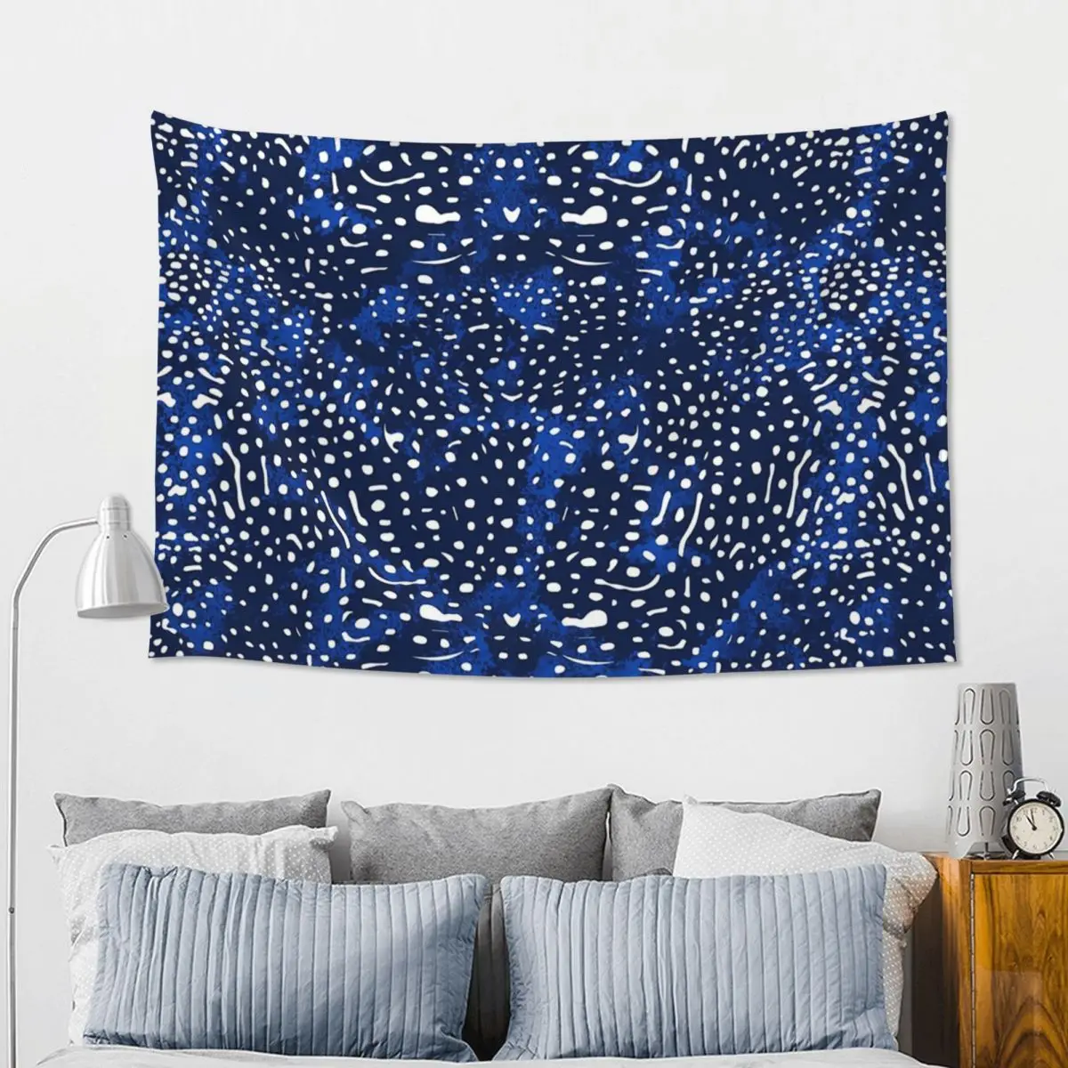 Whale Shark Skin Design Tapestry Hippie Wall Hanging Aesthetic Home Decor Tapestries for Living Room Bedroom Dorm Room
