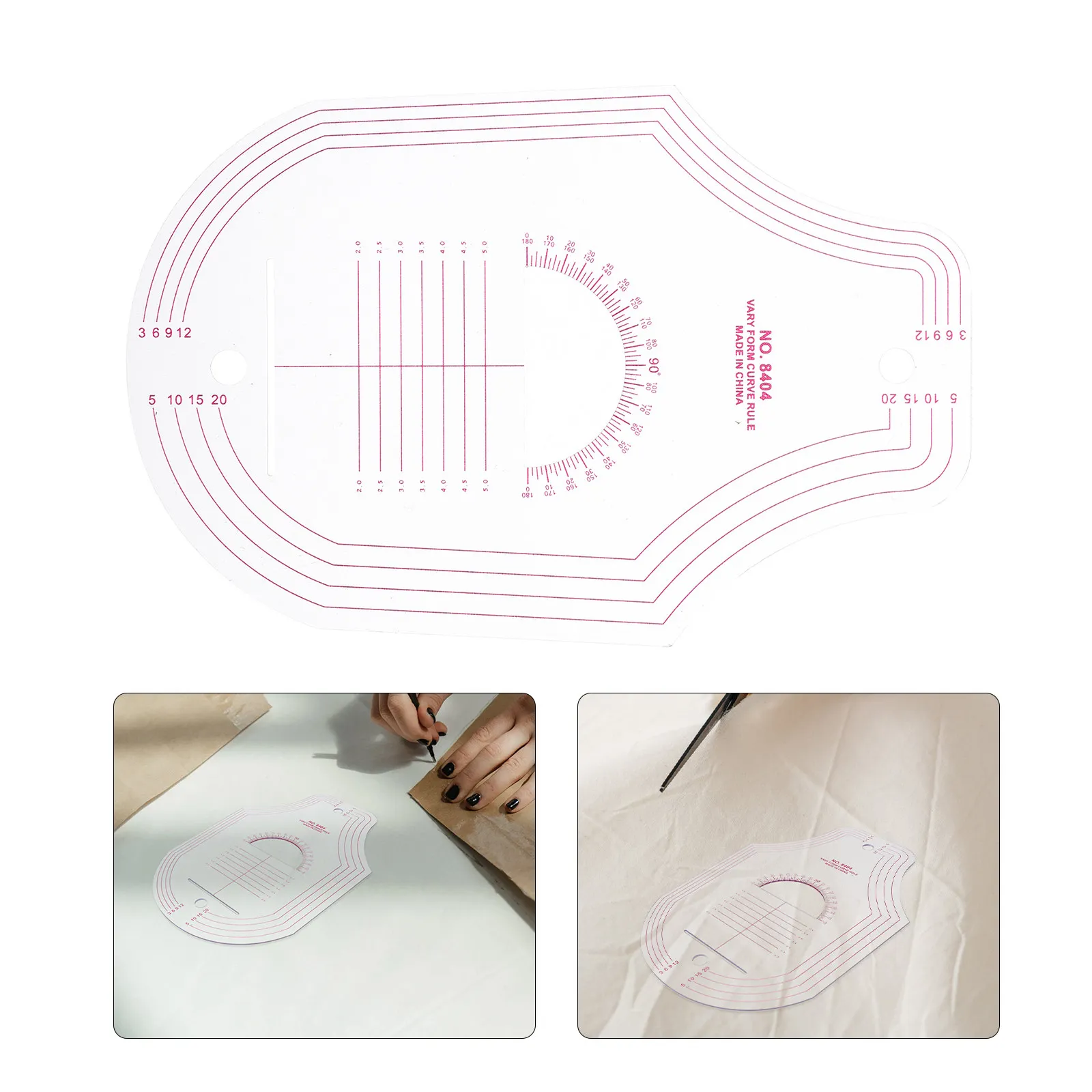 Precision Clothing Proofing Curve Ruler for Sewing Tailoring Patchwork DIY Garment Drafting Pattern Cutting and Design Accuracy