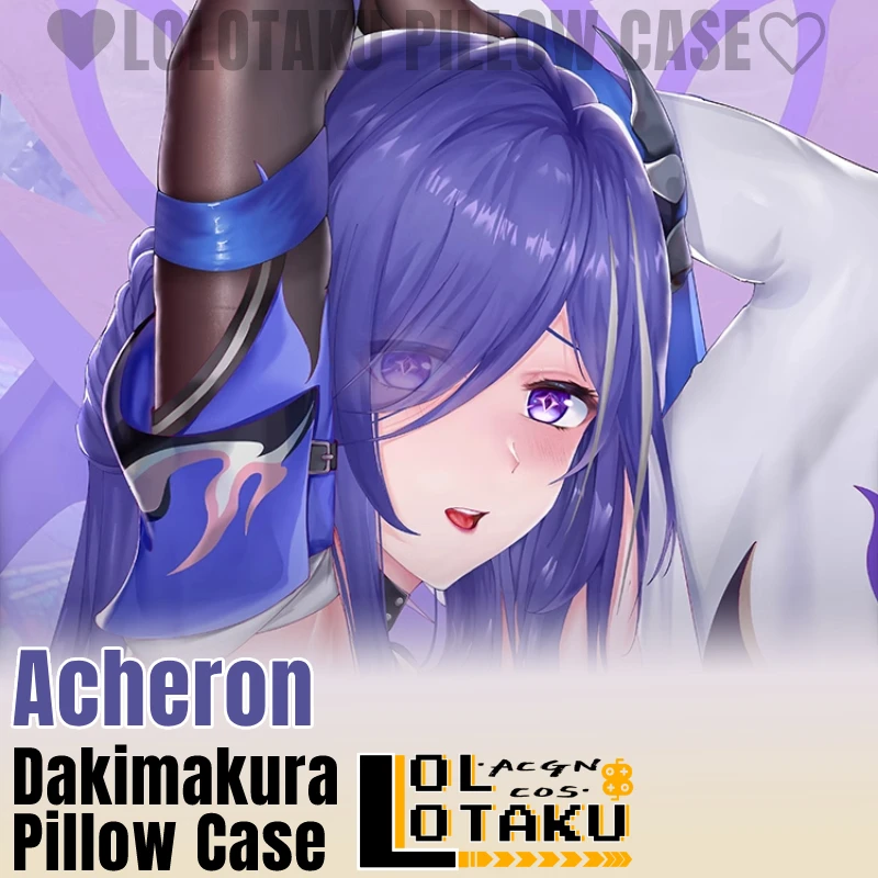 Acheron Dakimakura Honkai Star Rail Game Sexy Pillowcase Hugging Full Body Pillow Case Cushion Cover Home Bedding Decor Gift