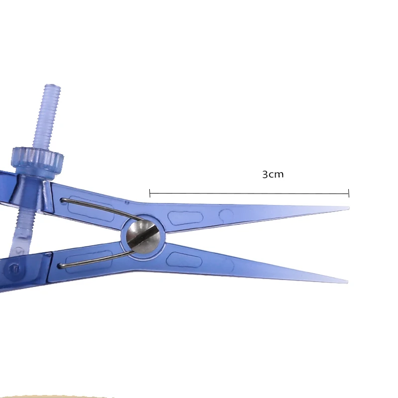 Doppel lid Augen lehre Silikon Schönheit Kunststoff Werkzeug Augen messung Position ierung Lineal Kompass Designer