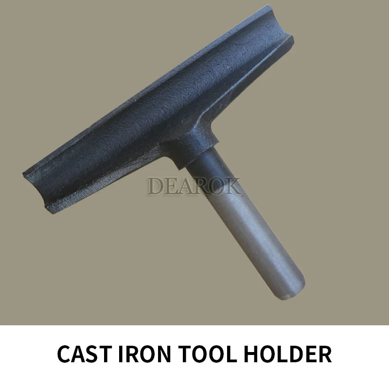 Woodworking lathe tool holder base assembly, cast iron tool holder seat, lathe bracket, homemade lathe DIY lathe accessories
