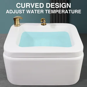 وعاء بالوعة أكريليك مع تدليك القدم ، كرسي باديكير ، كرسي سبا صالون ، اكسسوارات الأجهزة الذهبية ، الأثاث أعلى 10 بيع مانيكير وباديكير كرسي - No8