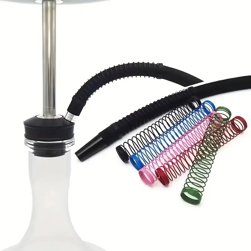 2Pcs Random Multicolor Hookah Springs Smoking Shisha Hose Spring Sheesha Narguile Chicha hookah Accessories