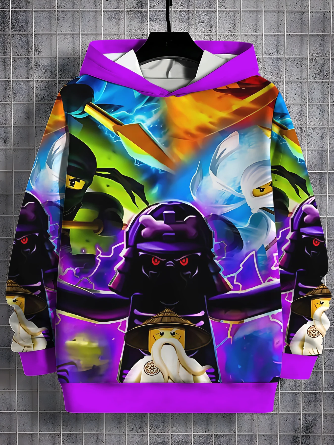 3D Print Cartoon Game All Seasons N-ninjagos Children Casual Sweatshirt Cool Pullover Tops Unisex Clothes Boy Girl Hoodies