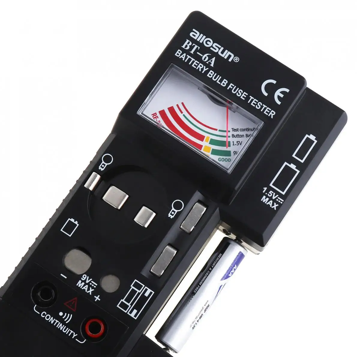 Imagem -05 - Portable Digital High Precision Battery Bulb Fuse Tester With One Pair Test Pen For Batterylight Bulbsfuse Bt6a in