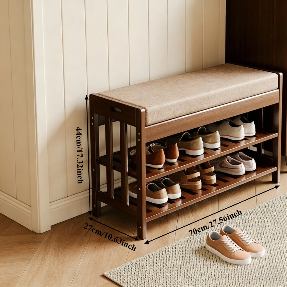 Scarpiera con panca imbottita  - Shoe Rack Cabinet Narrow Entryway recensione e prezzo