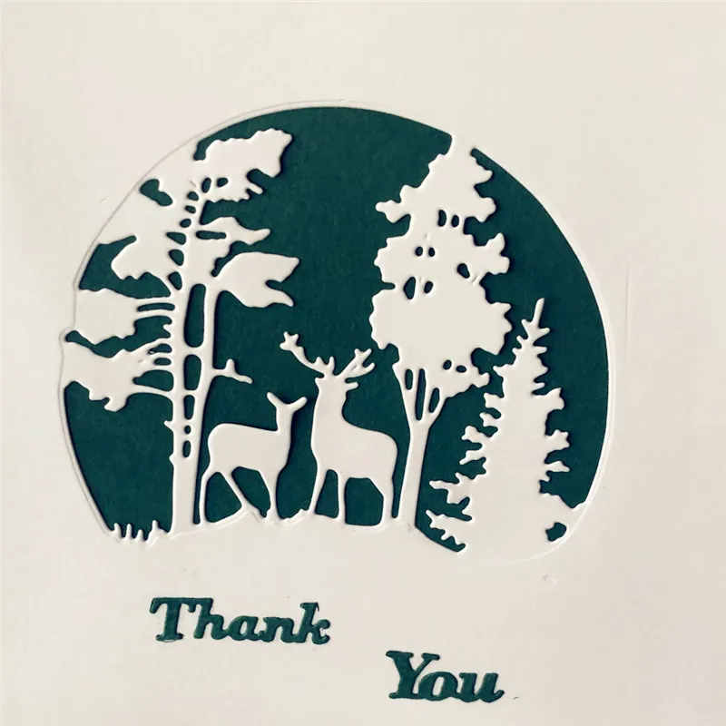 Christmas Tree Animal  Metal Cutting Dies Stencils Scrapbooking Decorative Embossing Folder Carbon Steel Paper Card DIY Die Cuts