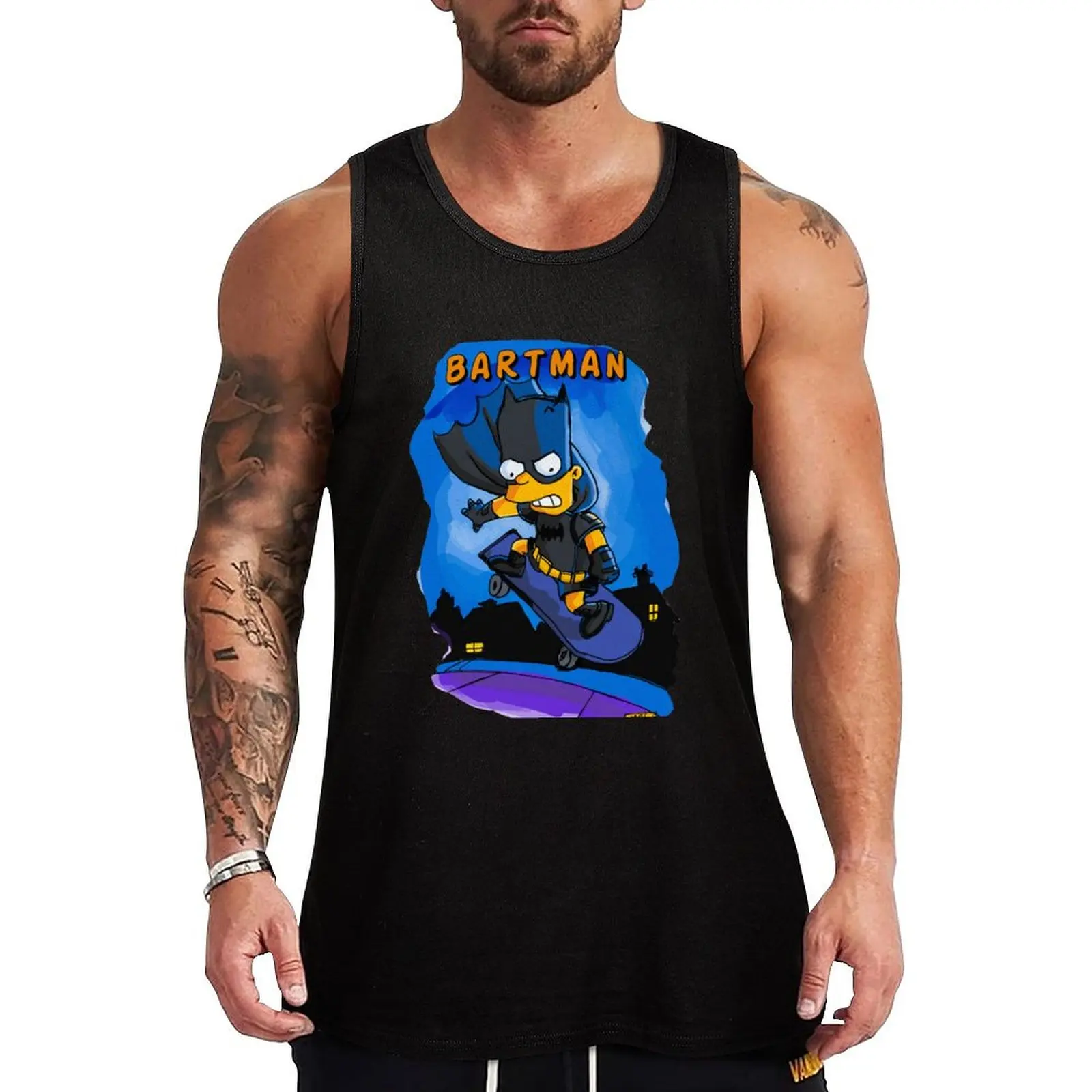 

bartman Tank Top Running Athletic Tank Top Moisture Wicking Sleeveless