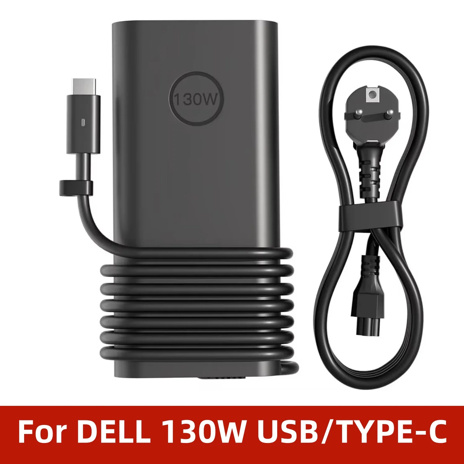 130W USB/TYPE-C Laptop Power Adapter Slim For Dell Xps15 17 Precision 5550 5530 Latitude 7410 7310 7210 9410 9510 5420 5520 5510