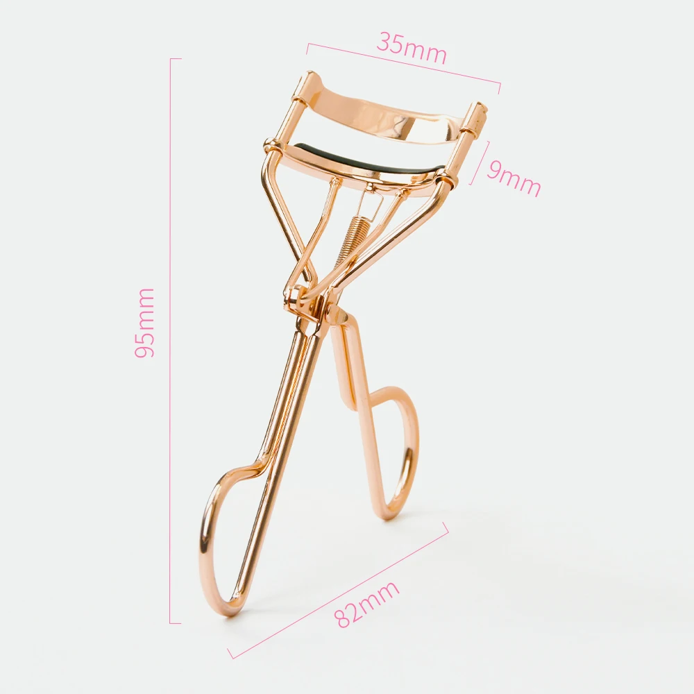 1pcs Stainless Steel Beauty Rose Gold Eyelash Curler Makeup Tool Eyelash Curling Clip Eye Lash Cosmetic Tool