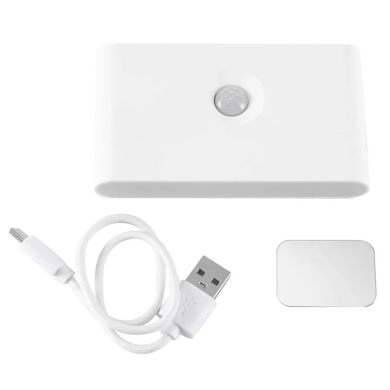 ABLL-センサーナイトライト磁気廊下キャビネットナイトライトワイヤレスUSB充電人体誘導ウォールライト