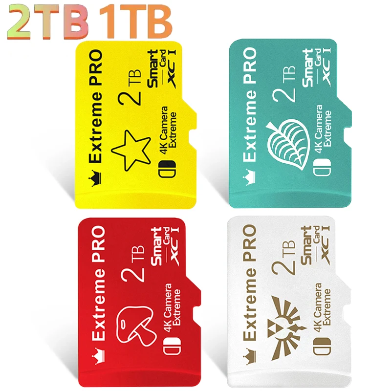 1Tb 2Tb Sd Geheugenkaart 128Gb 256Gb 512Gb Klasse 10 A2 Hoge Snelheid Micro Tf Sd Kaart Voor Nintendo Switch Ps4 Ps5 Game Mini Sd Kaart