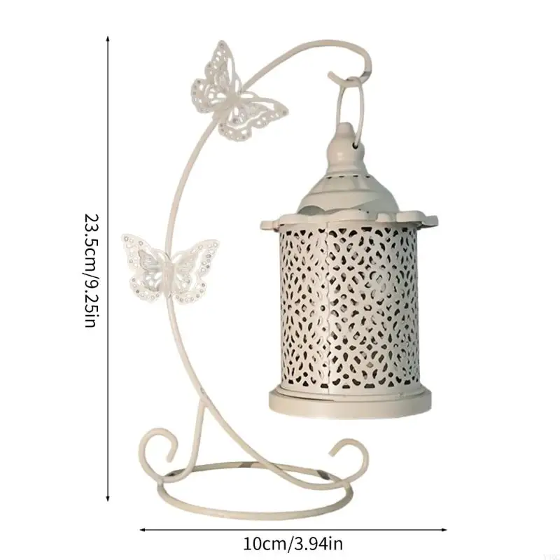 Romantics Hollows Carveds Metal Lanterns For Tabletop Fireplaces Mantels Y4QC