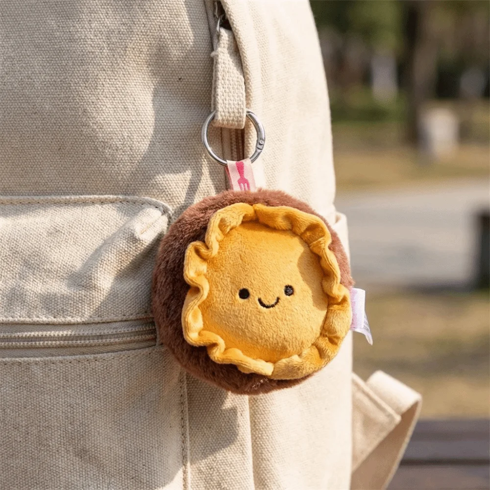 Fashion Miniature Snack Keychain Cute Cartoon Food Pendant Soft Animal-shaped Bag Delicate Decoration Fashion Accessories