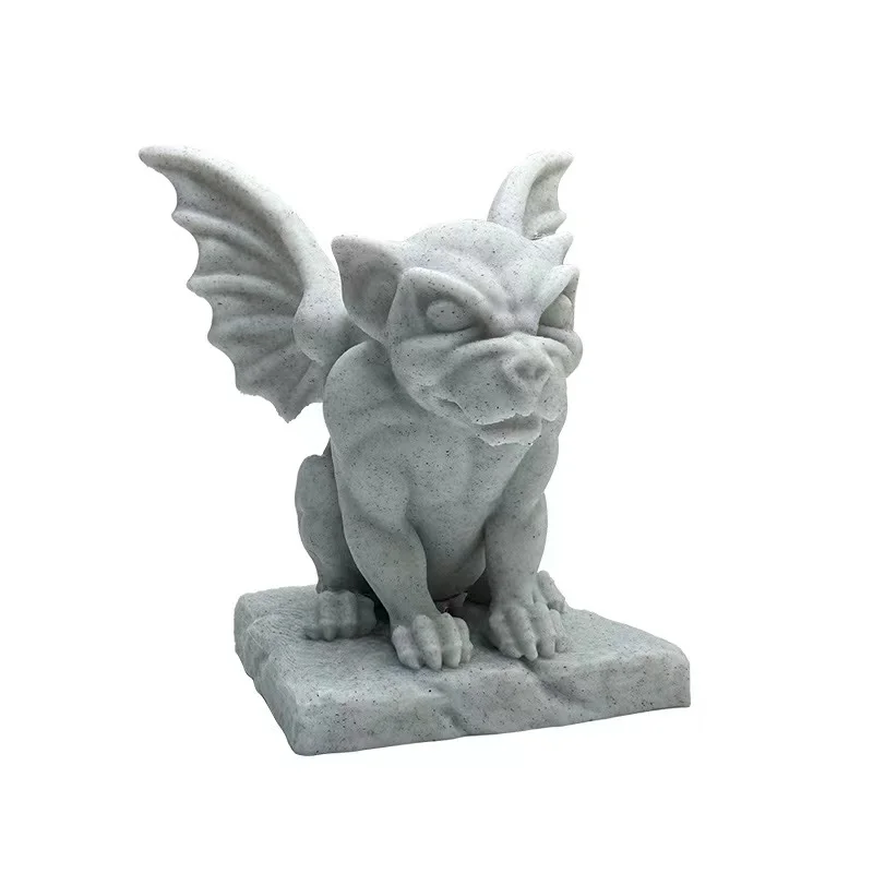 Gargoyle statue for home, living room ornaments, bookshelf, computer desk ornaments