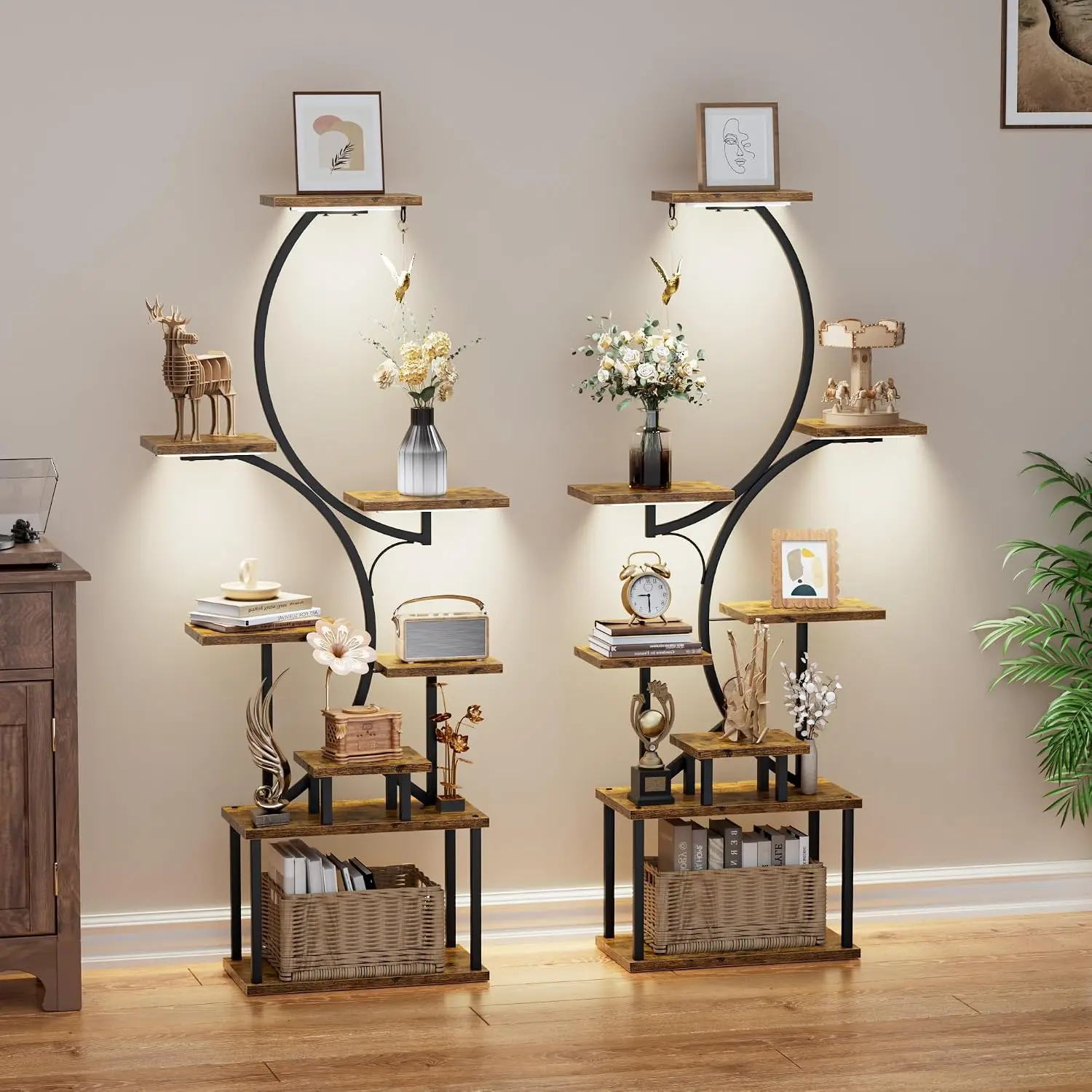 Ladder Bookshelf 2 Pack 62