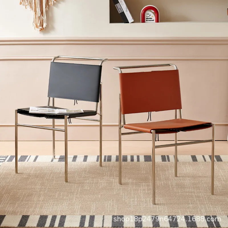 joylive-nordic-popular-chair-vintage-rockbrun-chair-mid-century-stainless-steel-dining-chair-minimalist-leather-chair