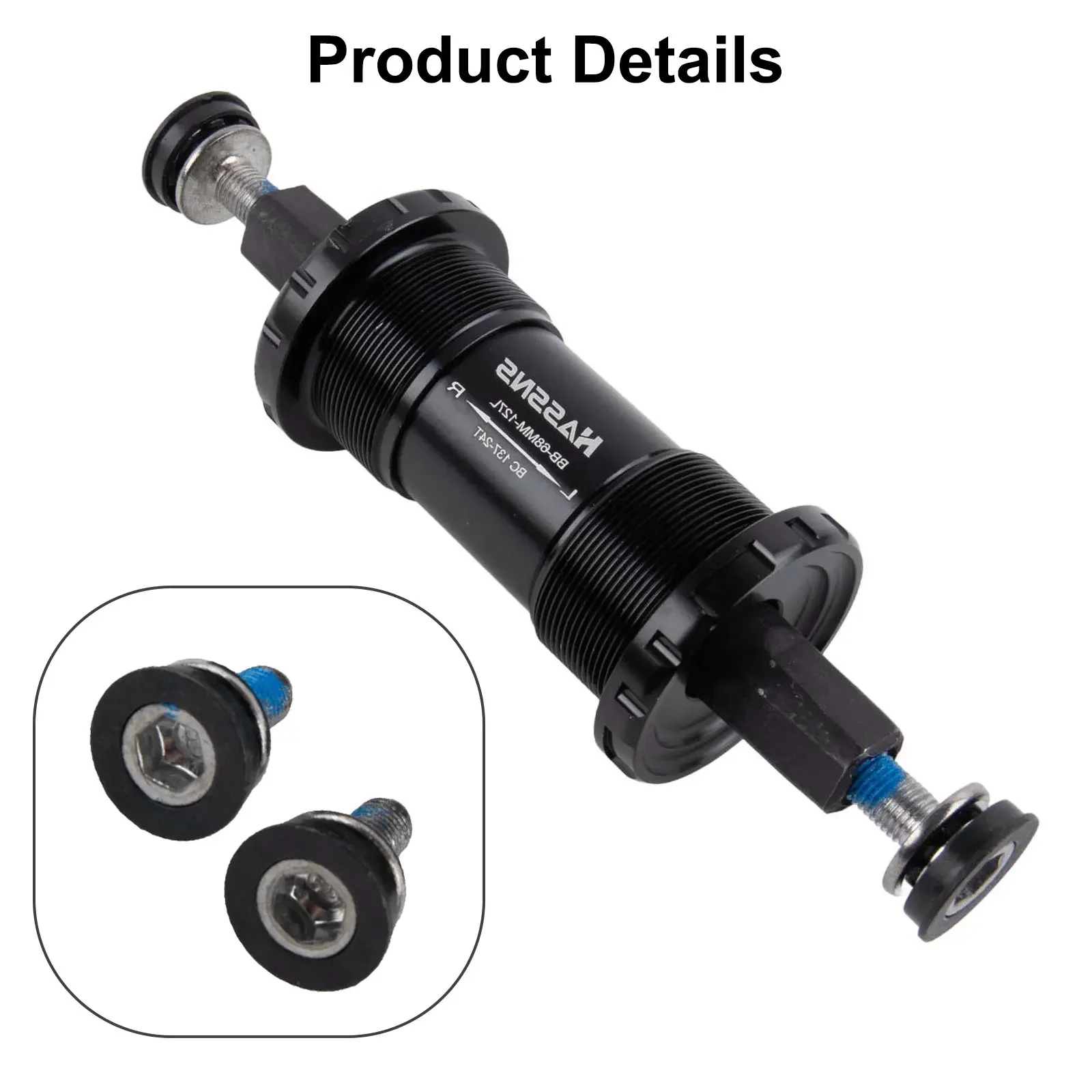 Bicycle Bottom Bracket Sealing Bearing Square Hole Axle BB68x103/107/113/118/127mm Waterproof Sealed Bearing For Mountain Bike