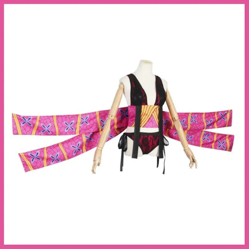 أنيمي داكي تأثيري حلي شعر مستعار مثير أنبوب القمم السراويل أغطية الرأس الديكور الخلفي مجموعة كاملة امرأة كرنفال ملثمين الكرة البدلة؛ 2'a، 6.h؛