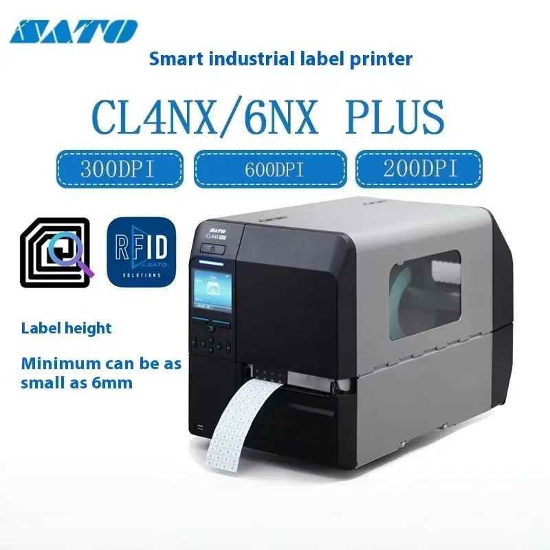 

Промышленный принтер этикеток SATO CL4NX Plus, 203dpi, термотрансферный, с цветной лентой, интеллектуальные функции, принтер штрихкодов со склада