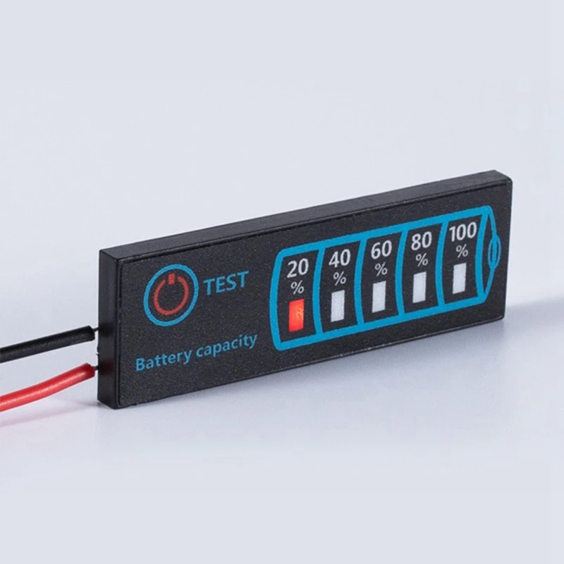 LED Power Display Board Dc5-30V 12V 24V Power Indicator Lithium Lead Acid Battery General Power Display