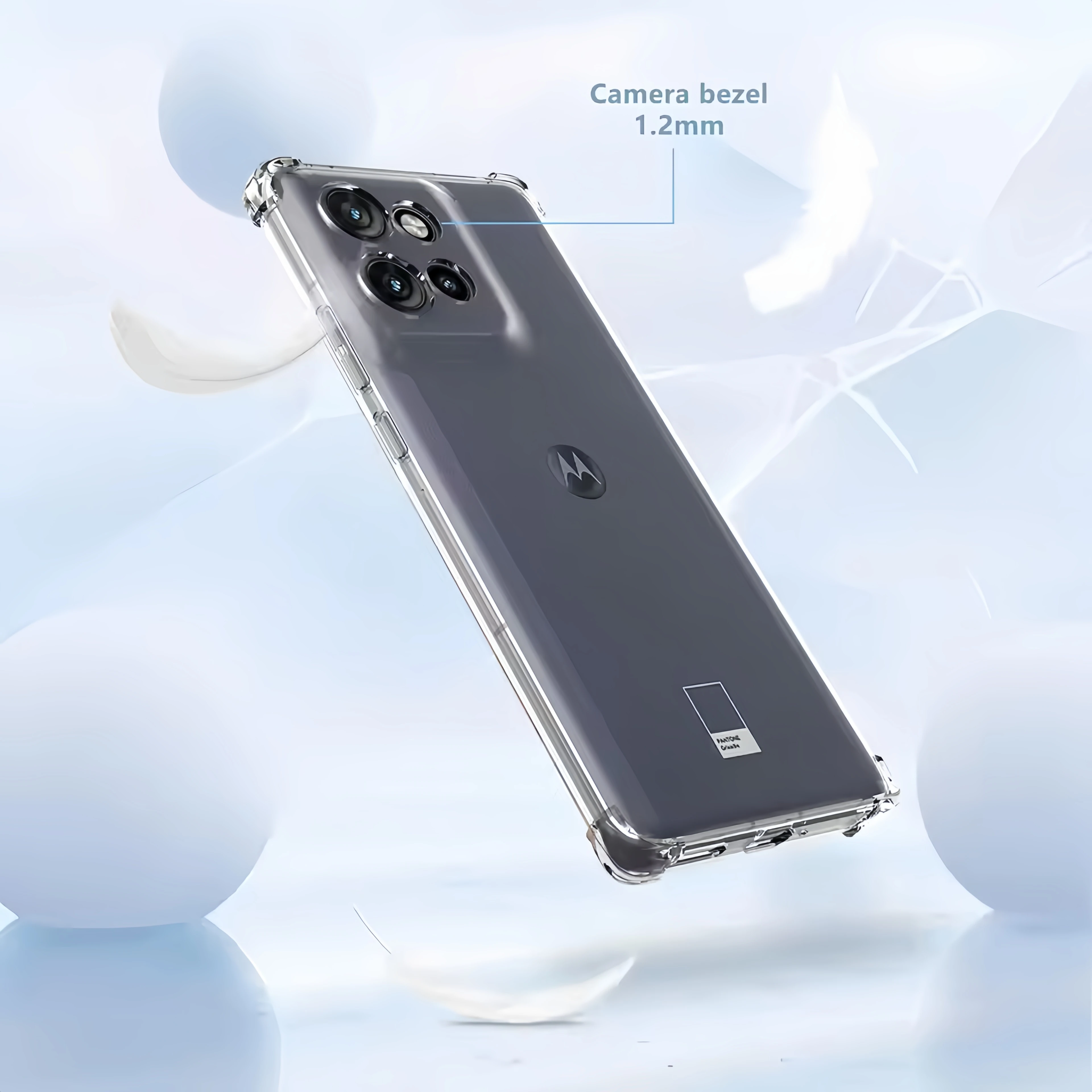 حافظة من البولي يوريثان الوسادة الهوائية المقاومة للصدمات لهاتف موتورولا إيدج 60 فيوجن موتو إيدج 60 برو ستايلس غطاء حماية كابا Fundas Coque #4