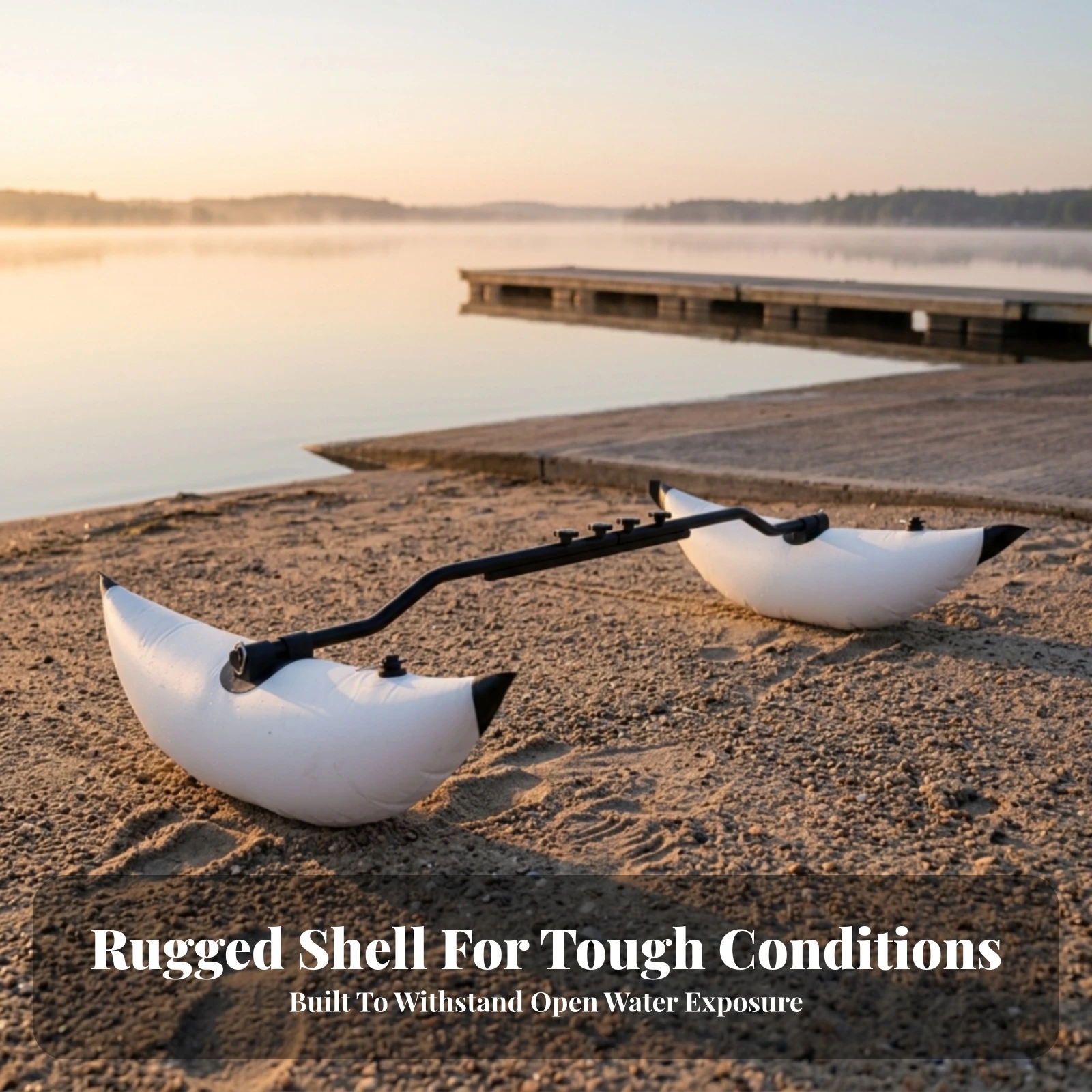 Kayak Buoyancy Stabilizer Kit Removable Kayak Stabilizer with Pontoons Inflatable Outrigger Kit Adjustable Sturdy for Kayakers