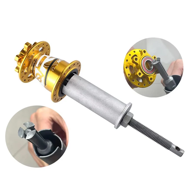 Bicycle Hub Bearing Remover Tools Kit Bike Motorcycle Bearing Dismounting Tools Sets Inner Diameter 10mm To 25mm Easy to Install image 5