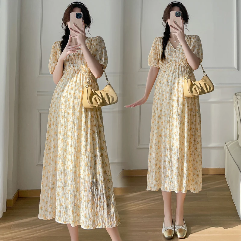 chinese dress ladies HGps8w Women's Ruffle Trim Colorblock Maternity Dress Loose Sleeveless  Crewneck High Low Dresses Cute Pregnancy Clothes at Amazon Women's Clothing  store