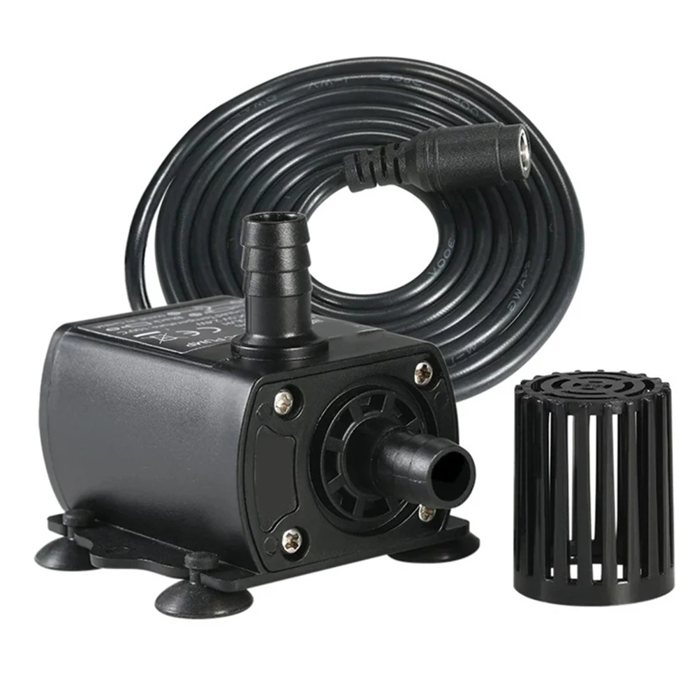 

Ultra-Quiet Mini USB Port DC 12V 4.8W 400 L/h 400cm Head Brushless Water Pump For Waterproof Submersible Fountains
