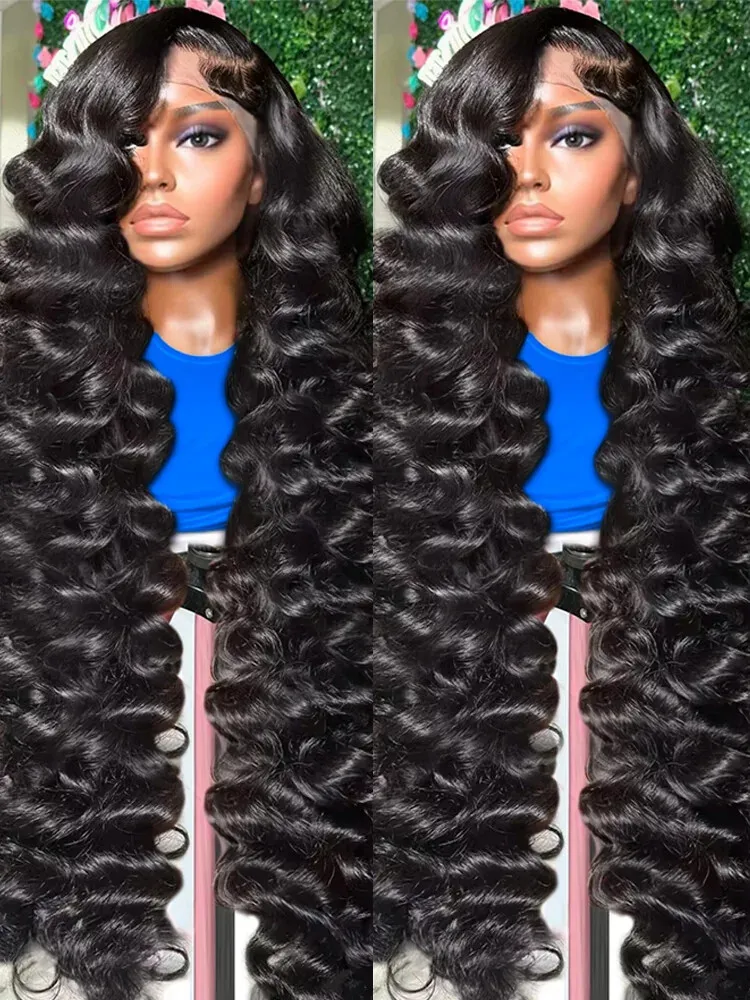 

Loose Wave Wig 13x6 HD Transparent Lace Frontal Wig Pre Plucked
