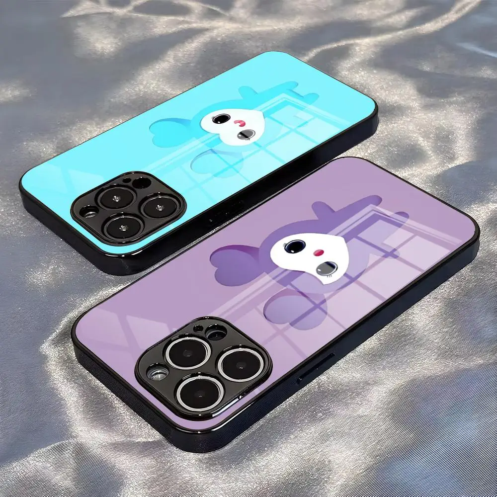 Energetic Kpop T-twice Cartoon Phone Case For IPhone 17 Pro Max 16 15 14 Pro Max 13 11 Plus Glass Cover