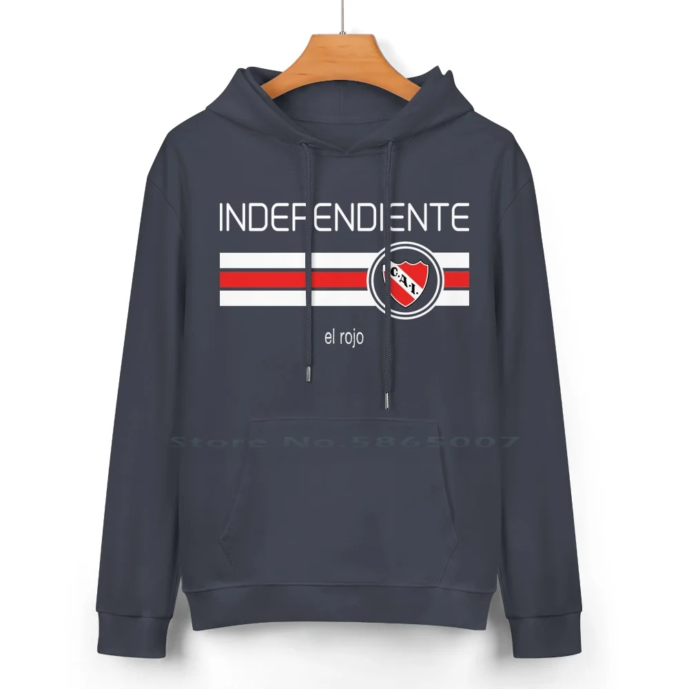 Superliga-Independiente ( Home Red ) Pure Cotton Hoodie Sweater 24 Colors Football Superliga Club Independiente El Rojo