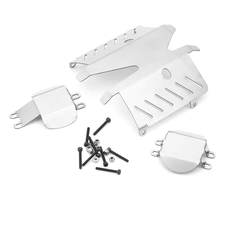 

ABBK-RC Обновление автомобиля из нержавеющей стали, корпус карты, металлический щит, комплект для TAMIYA CC02, аксессуары для обновления радиоуправляемого автомобиля