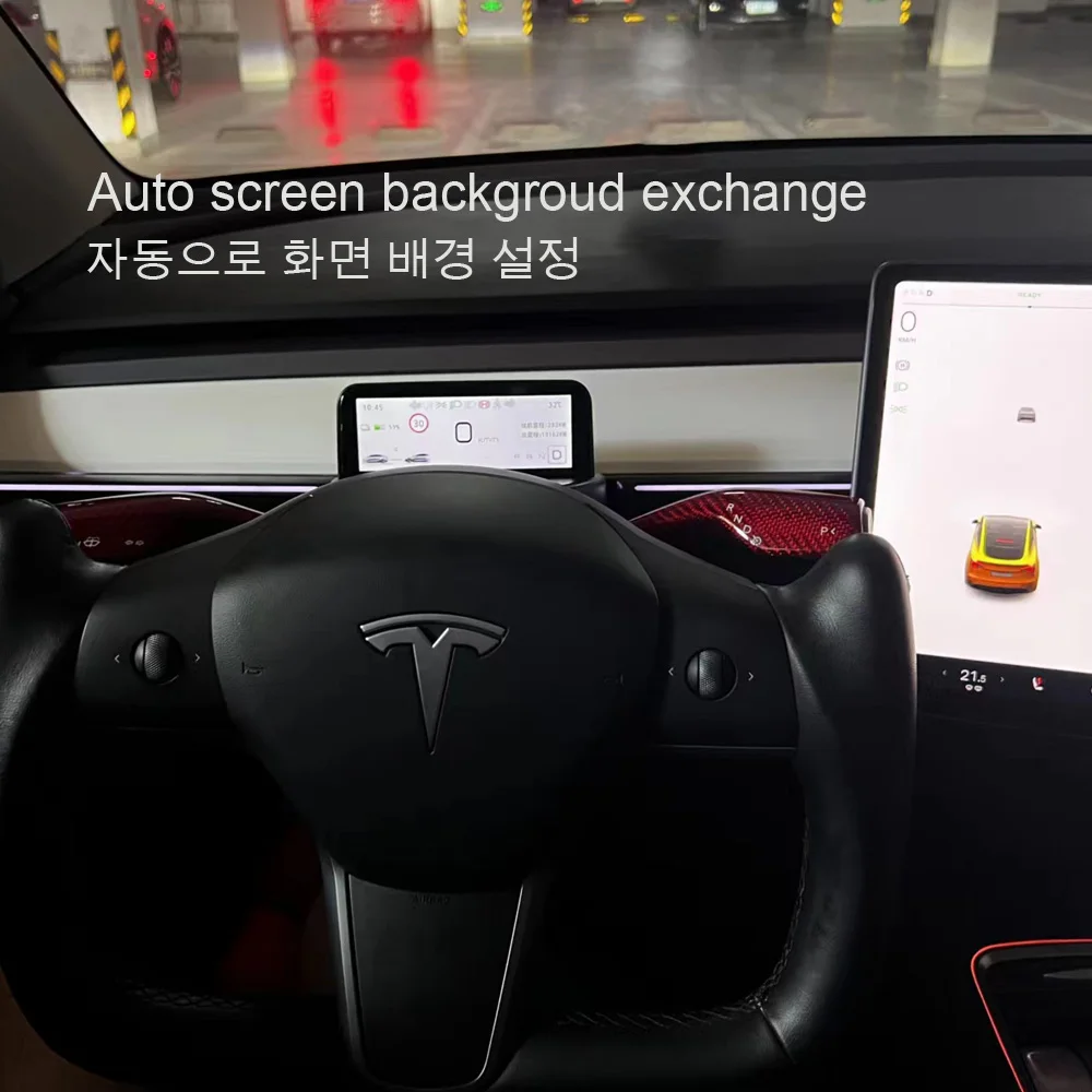 Instrumento de clúster para salpicadero de 4,6 pulgadas, pantalla LCD para Tesla Model Y/ Model 3, accesorios de modificación ST911