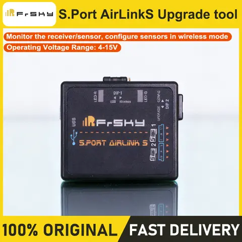 1Pc FrSky S.Port AirLinkS Upgrade tool 4-15V Supports Bluetooth connection for use for S6R/S8R Devices Accessories