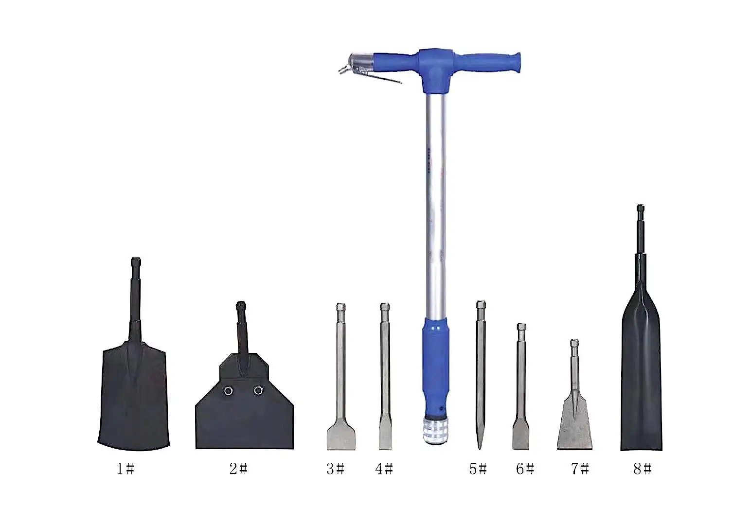 TY67032T Long Reach Shovel / Spade/ De-Scaler/ Scraper/ high efficiency with low air consumption