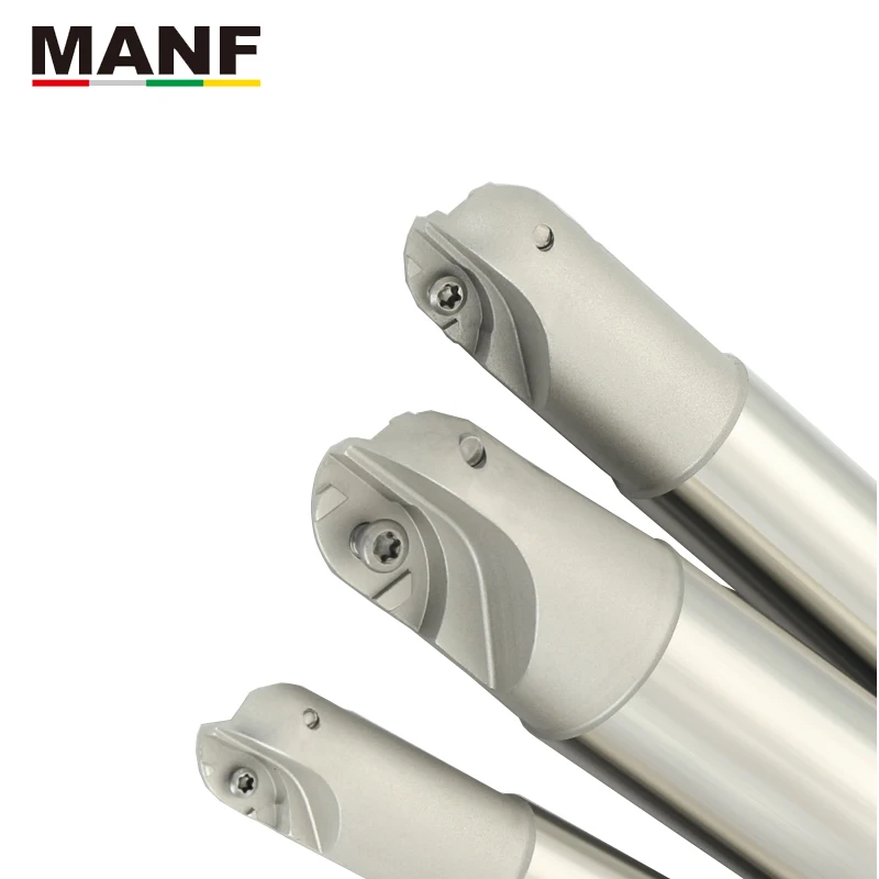 Imagem -03 - Manf Bcf 10r 12.5r 15r Borda Dupla Bola Cabeça Áspera Fresa Haste Curvada Superfície Áspera Cortador de Bola para Zcew100ce Zcew125se