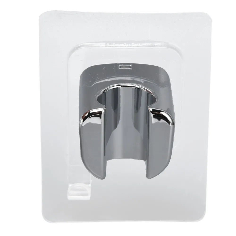 Adhesive Shower Head Bracket ABS Material Wall Mount Shower Head Holder Waterproof Wall Mount Bracket Shower Head Accessory