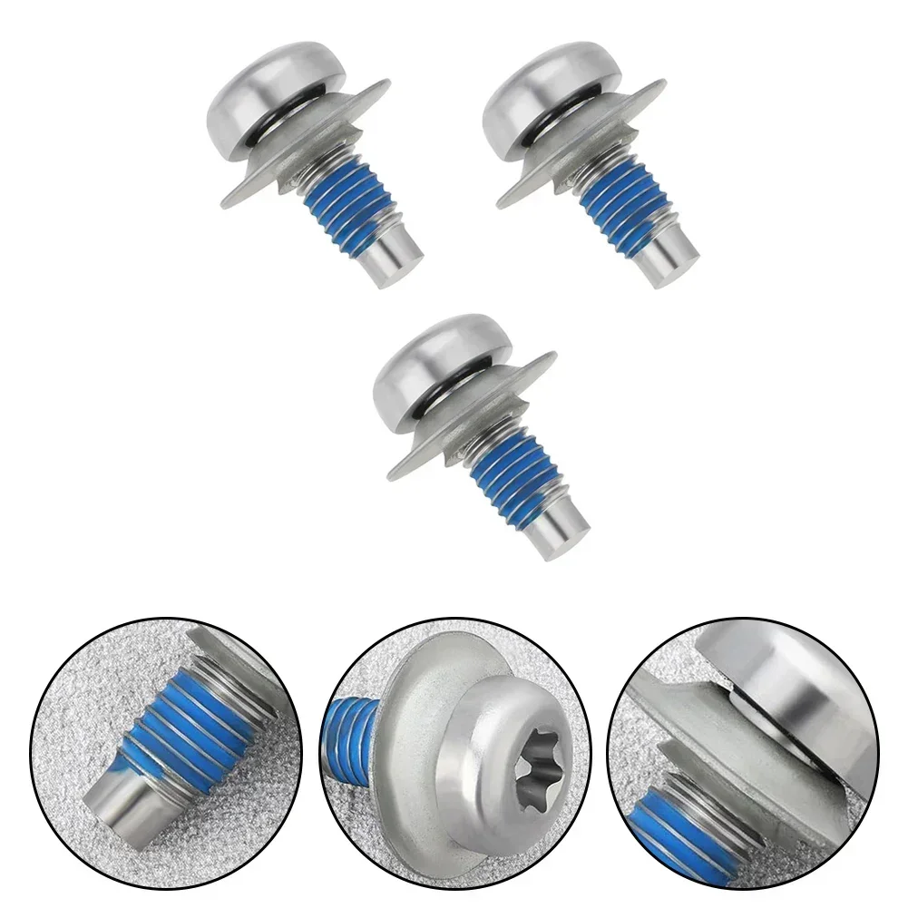 Car Engine Chassis Bolts And Screws Lower Guard Plate Screws #WHT000729A 3Pcs Engine Lower Guard Plate Screws