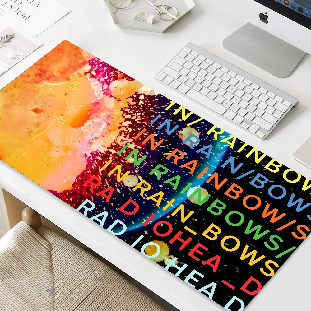 Mouse Rock Pad Band MousePad Non-slip Lockedge Office Student Gaming Thickened Large Singer Writing Pad R-RadioheadS Cushion