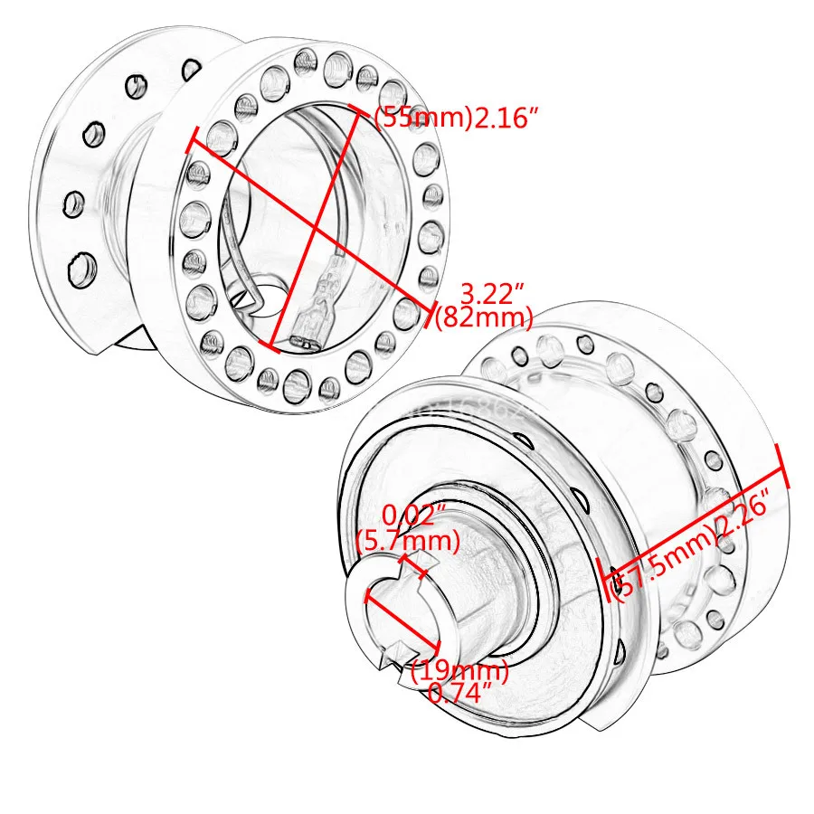 Racing Steering Wheel Boss Kit Hub Adapter FIT FOR honda Civic 96 1997 1998 1999 2000 EK EM EK9 EM1 EJ7 EJ8 EK3 EK4 EJ MB OH172