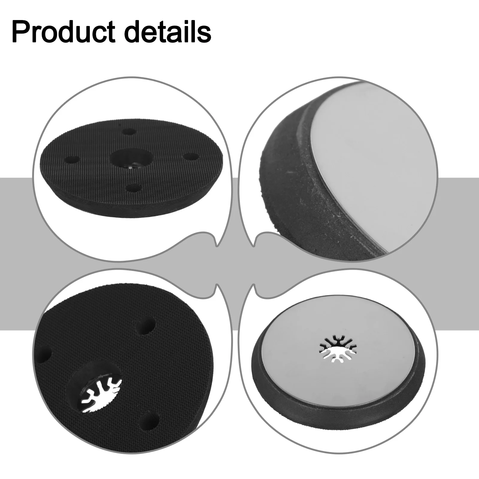 Round Sanding Pad Disc 115mm for Multitools Perfect for Smoothing Base Panels and Door Jambs in Flooring Projects