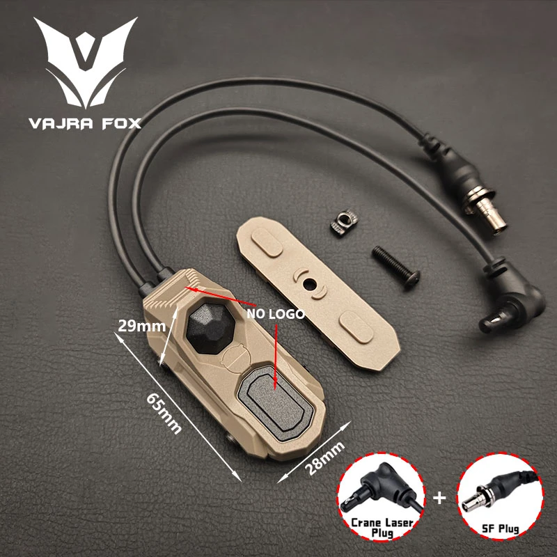 Tactical AXON Pressure Switch Remote Dual Function Tail Switch For M300 M600 Flashlight Airsoft Weapon Scout Light PEQ15 DBAL-A2