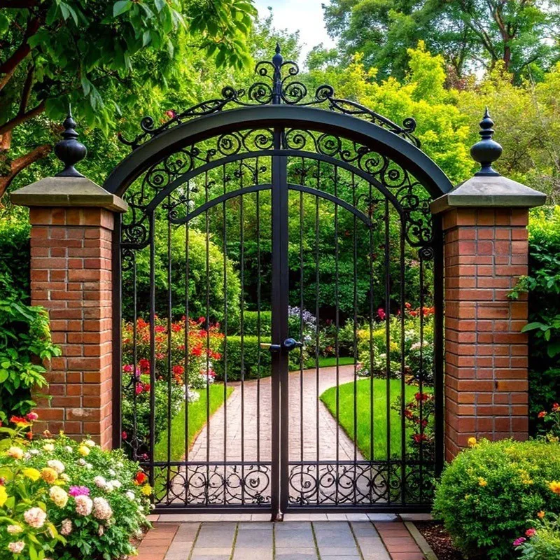Tieyi Gate Industrial Park Factory Gate Rural Community Anti-theft Yard Gate