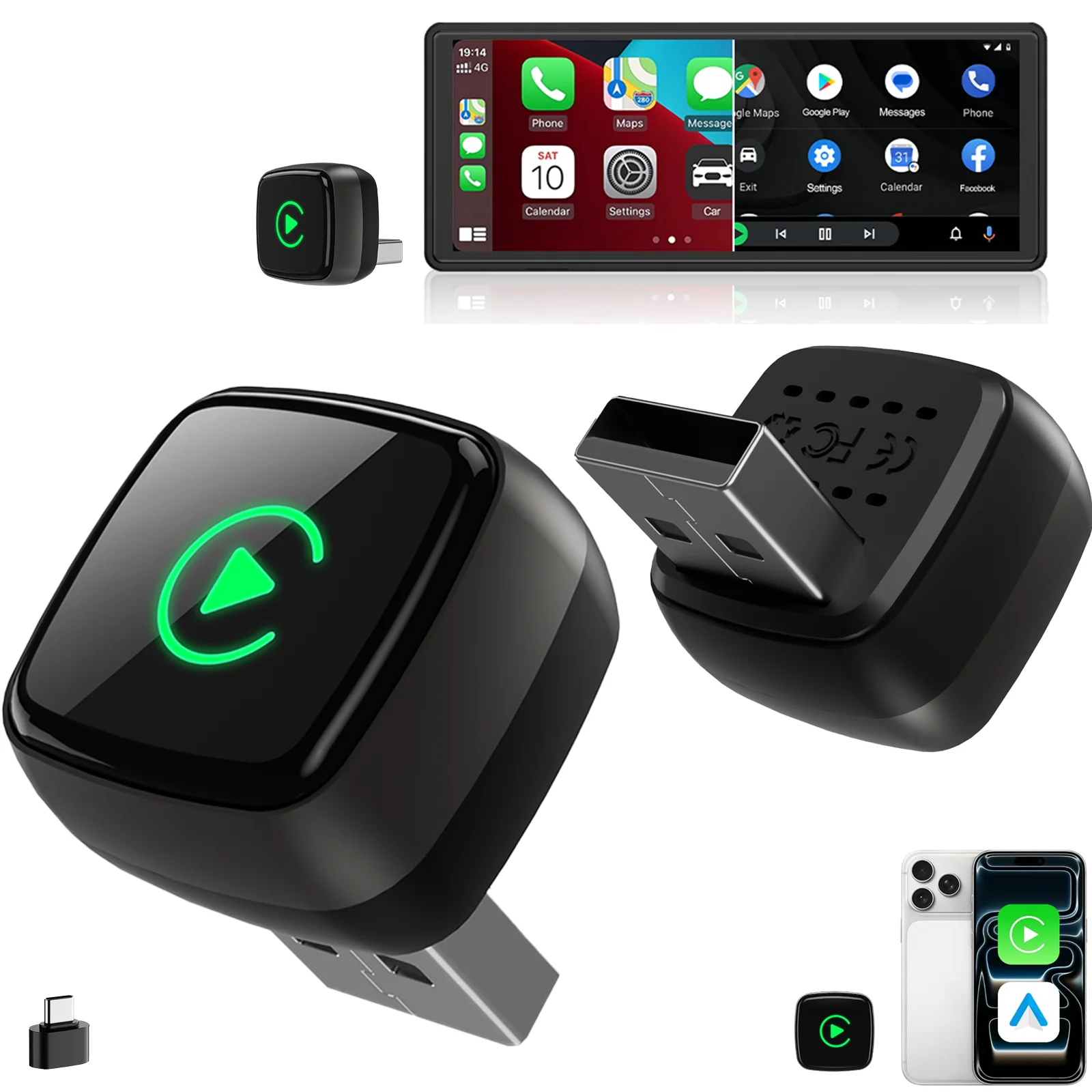 Golf Zero - 2'si 1 Arada Kablosuz CarPlay ve