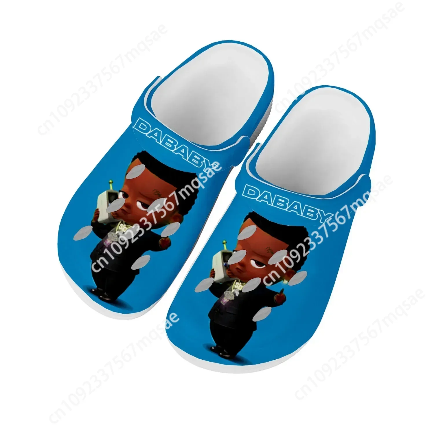 

DaBaby Rapper Music Pop Blue Home Clogs Custom Water Shoes Mens Womens Teenager Shoe Garden Clog Breathable Beach Hole Slippers